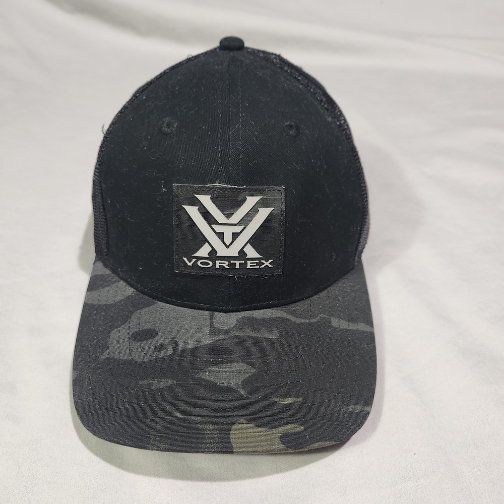 VORTEX Optics Pathbreaker Pro Snapback Hat‎ Black Camo Bill Snapback Trucker Cap